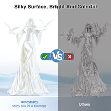 Load image into Gallery viewer, iWish3D Pearl White Silk PLA Filament 1.75mm, Shiny Silk PLA High Speed 3D Printer Filament, Dimensional Accuracy +/- 0.03mm, 1kg(2.2lb), Fits for Most FDM 3D Printers