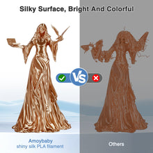 Load image into Gallery viewer, iWish3D Silk Red Copper PLA Filament 1.75mm, Shiny Silk PLA 3D Printer Filament High Speed & Clog-Free, Dimensional Accuracy +/- 0.03mm, 1kg(2.2lb), Fits for Most FDM 3D Printers