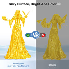 Load image into Gallery viewer, iWish3D Silk Bright Gold PLA Filament 1.75mm, Shiny Silk PLA 3D Printer Filament High Speed & Clog-Free, Dimensional Accuracy +/- 0.03mm, 1kg(2.2lb), Fits for Most FDM 3D Printers