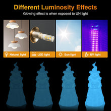 Load image into Gallery viewer, iWish3D Glow in The Dark PLA Filament 1.75mm 3D Printer Filament Bundle, 2kg Spool (4.4lbs), Dimensional Accuracy +/- 0.03 mm, Fit Most FDM 3D Printers (Glow Blue 2-Pack)