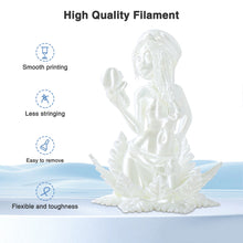 Load image into Gallery viewer, iWish3D Pearl White Silk PLA Filament 1.75mm, Shiny Silk PLA High Speed 3D Printer Filament, Dimensional Accuracy +/- 0.03mm, 1kg(2.2lb), Fits for Most FDM 3D Printers