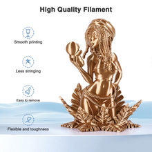 Load image into Gallery viewer, iWish3D Silk Red Copper PLA Filament 1.75mm, Shiny Silk PLA 3D Printer Filament High Speed & Clog-Free, Dimensional Accuracy +/- 0.03mm, 1kg(2.2lb), Fits for Most FDM 3D Printers
