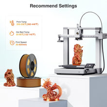 Load image into Gallery viewer, iWish3D Dual Color Silk PLA Filament 1.75mm 3D Printer Filament Bundle, 2kg Spool (4.4lbs), Dimensional Accuracy +/- 0.03 mm, Fit Most FDM 3D Printers (Silk Gold Red 2-Pack)