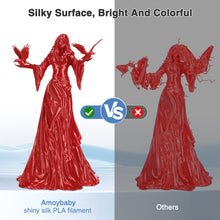Load image into Gallery viewer, iWish3D Silk Red PLA Filament 1.75mm, Shiny Silk PLA 3D Printer Filament High Speed &amp; Clog-Free, Accuracy +/- 0.03mm, 1kg(2.2lb), Fits for Most FDM 3D Printers
