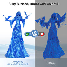 Load image into Gallery viewer, iWish3D Silk Blue PLA Filament 1.75mm, Shiny Silk PLA High Speed 3D Printer Filament, Dimensional Accuracy +/- 0.03mm, 1kg(2.2lb), Fits for Most FDM 3D Printers
