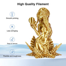 Load image into Gallery viewer, iWish3D Silk Gold PLA Filament 1.75mm, Shiny Silk PLA 3D Printer Filament High Speed &amp; Clog-Free, Dimensional Accuracy +/- 0.03mm, 1kg(2.2lb), Fits for Most FDM 3D Printers
