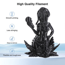 Load image into Gallery viewer, iWish3D Silk PLA Filament Bundle 1.75mm 3D Printer Filament 2-Pack, 2kg Spool (4.4lbs), Dimensional Accuracy +/- 0.03 mm, Fit Most FDM 3D Printer (Silk Black+Silk White)
