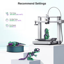 Load image into Gallery viewer, iWish3D Silk PLA 3D Printer Filament, Silk Dual Color Purple Green PLA Filament 1.75+/-0.03mm, Shiny Coextrusion PLA Filament, Color Change 3D Printing Filament 1KG/2.2lb
