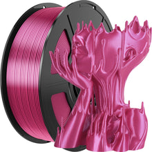 Load image into Gallery viewer, iWish3D Silk Rose Red PLA Filament 1.75mm, Shiny Silk PLA 3D Printer Filament High Speed &amp; Clog-Free, Dimensional Accuracy +/- 0.03mm, 1kg(2.2lb), Fits for Most FDM 3D Printers
