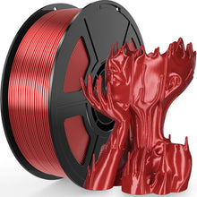 Load image into Gallery viewer, iWish3D Silk Red PLA Filament 1.75mm, Shiny Silk PLA 3D Printer Filament High Speed &amp; Clog-Free, Accuracy +/- 0.03mm, 1kg(2.2lb), Fits for Most FDM 3D Printers
