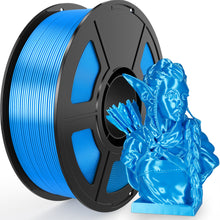 Load image into Gallery viewer, iWish3D Sky Blue Silk PLA Filament 1.75mm, Shiny Silk PLA 3D Printer Filament High Speed &amp; Clog-Free, Dimensional Accuracy +/- 0.03mm, 1kg(2.2lb), Fits for Most FDM 3D Printers
